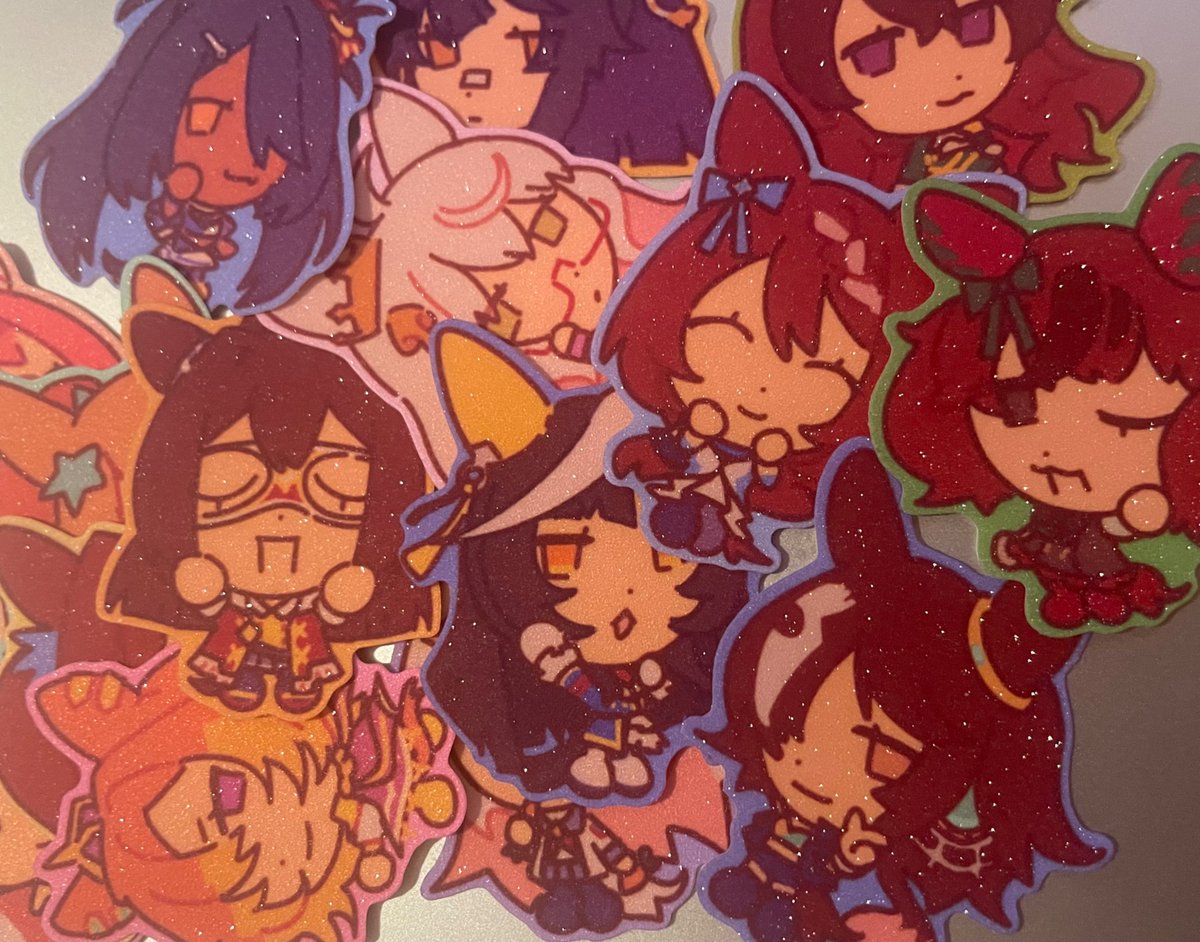 quickly made some uma musume stickers for kakkoii &amp; kawaii @ riverbanks center next weekend! 

the rest of my catalogue can be found below :3
