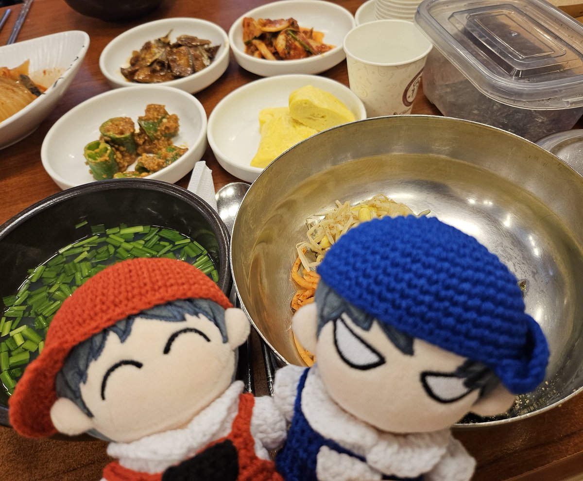 0round0's tweet image. 재첩국 먹고 힘없라라 가죠?