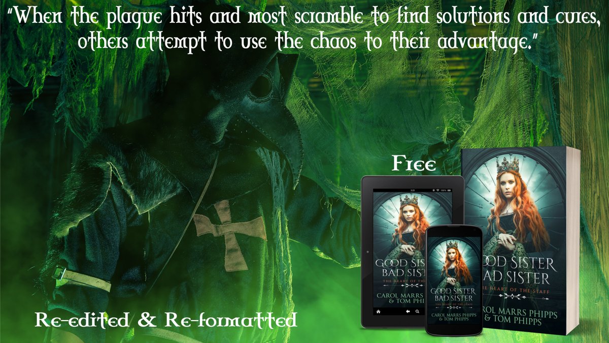 #RT “Liked this concept - I've always enjoyed historical novels set in times of the plague 
and although this takes place in a fantasy time/place, the threat of the plague is ever present across the narrative.”
#AlternatHistory
#SFF
#fantasy
getbook.at/GOODSISTERBADS…