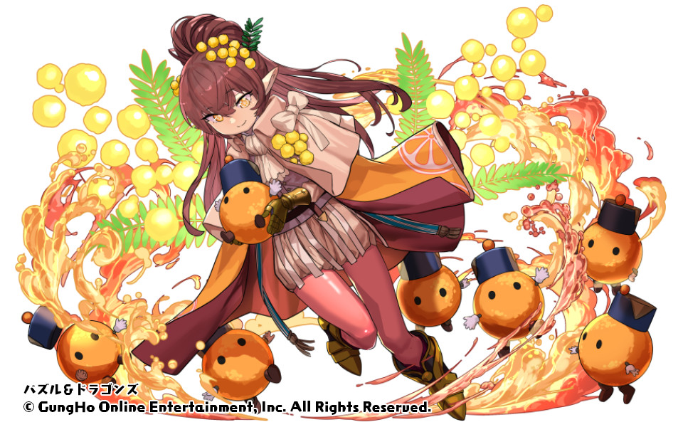 Yosuke_Adachi's tweet image. 歴世の杯イベントから、ミモザ
多色でインターバル短く使える耐性貫通で強くてうれしい
ミモザの花と、オレンジ、はじける炭酸のイメージ
オレンジ君は炸裂します、儚い

#パズドラ