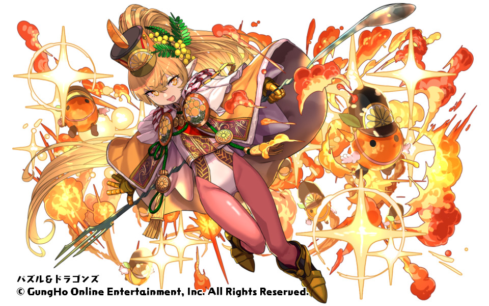 Yosuke_Adachi's tweet image. 歴世の杯イベントから、ミモザ
多色でインターバル短く使える耐性貫通で強くてうれしい
ミモザの花と、オレンジ、はじける炭酸のイメージ
オレンジ君は炸裂します、儚い

#パズドラ