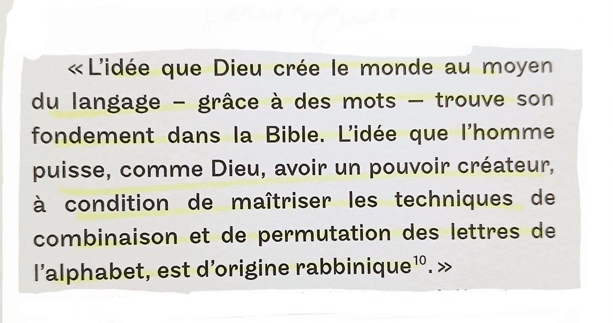 Argument supplémentaire pour affirmer que l'art des génériques a créé l'art des films, et non l'inverse, cet extrait de 'The Golem Legend: Origins and Implications' (B.Sherwin, University Press of America, 1985).