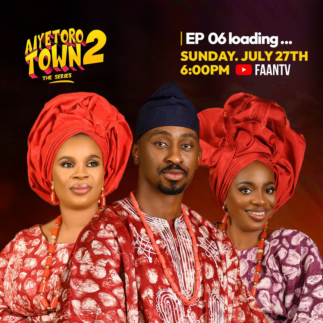 funkeakindele's tweet image. NEW EPISODE ALERT!
Aiyetoro Town Season 2 — Episode 6 Drops TODAY ,SUNDAY July 27th at 6PM on FAANTV YouTube Channel!
youtu.be/7NrYF3PRq6w?si…
While you wait, catch up on Episodes 1-5 now!
#Aiyetorotownseason2 #FAANTV