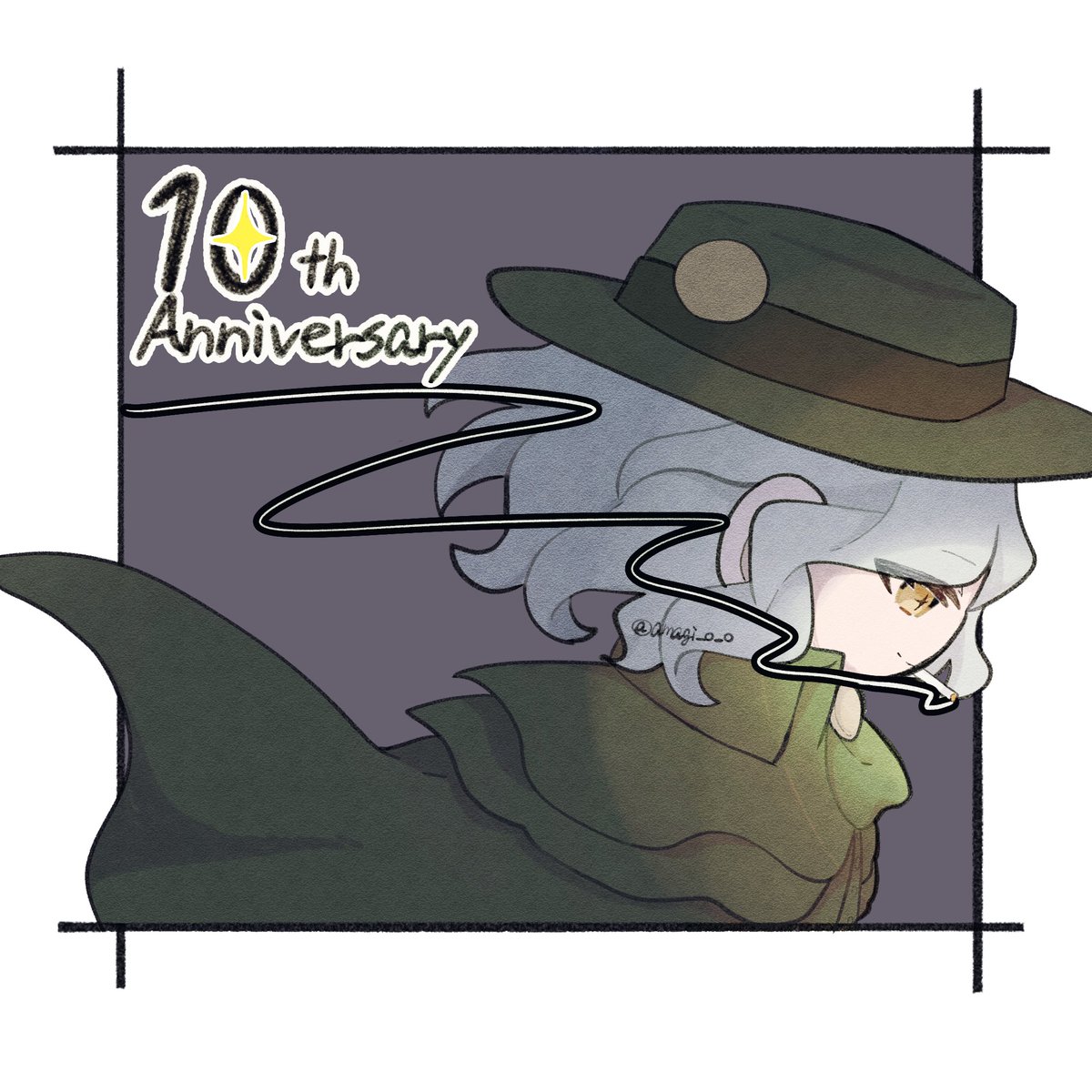 amagi_o_o's tweet image. メッセージフラッグを巌窟王で投稿してきました🙌
10周年おめでとうございます！

#FGO10周年   #FGO10周年メッセージ