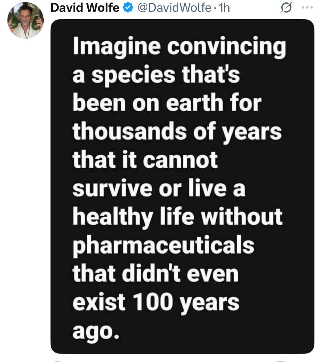 Imagine not understanding the doubling of life expectancy over the last 100 years
