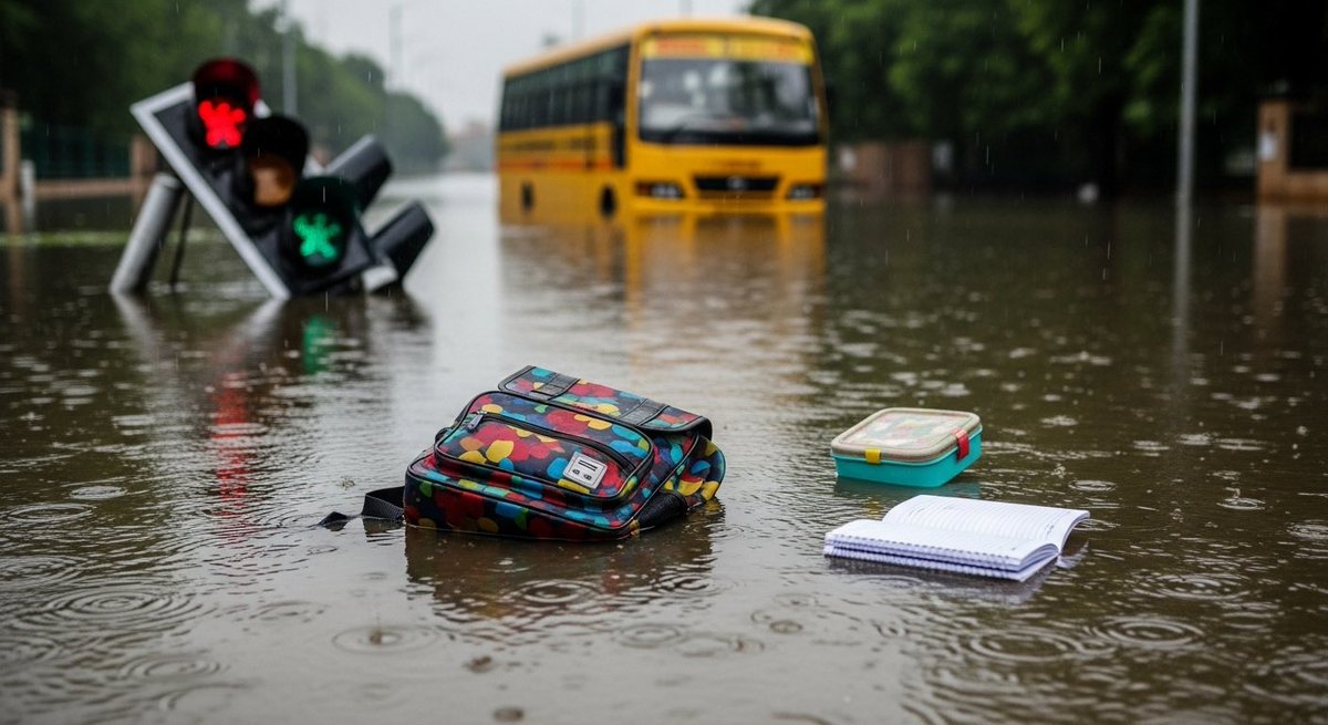 VivekLamba_'s tweet image. Every monsoon people don’t pray for rain,
They pray for their kids comes home dry and safe from school.
Gurgaon isn’t a city anymore. It’s a survival test.
@MunCorpGurugram @YashMor5 @MeraGurgaon @malpani @Suhelseth @gurgaon_live @gsam2411 @KhupenchHR @khurpenchh…