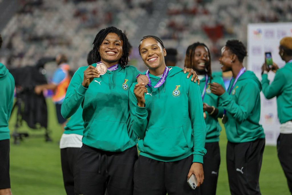 And we sign out with all smiles🇬🇭🥉🎉

#NA21
#blackqueens
#TotalEnergiesWAFCON2024