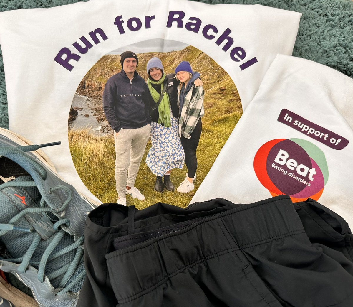 Today is the day! Today is Run for Rachel day. 10 weeks ago, my beautiful daughter Rachel died. Today the whole community is coming together to remember Rach, have a wee bit of fun &amp; a few laughs and raise a few quid for the eating disorder charity @beatedsupport ❤️🙏🏻