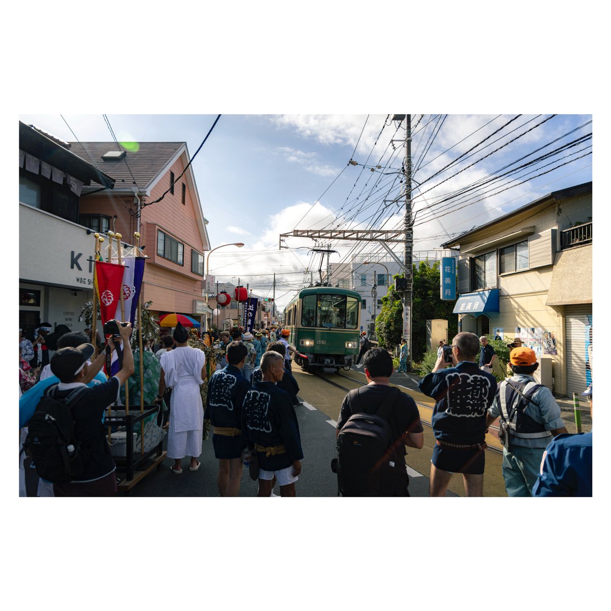 Tikuwa_Camera's tweet image. 祭りと江ノ電