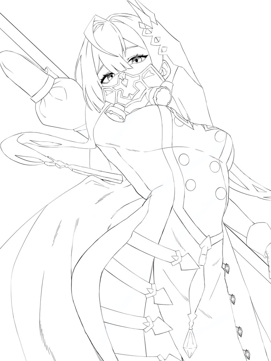takatyanman1206's tweet image. 線画