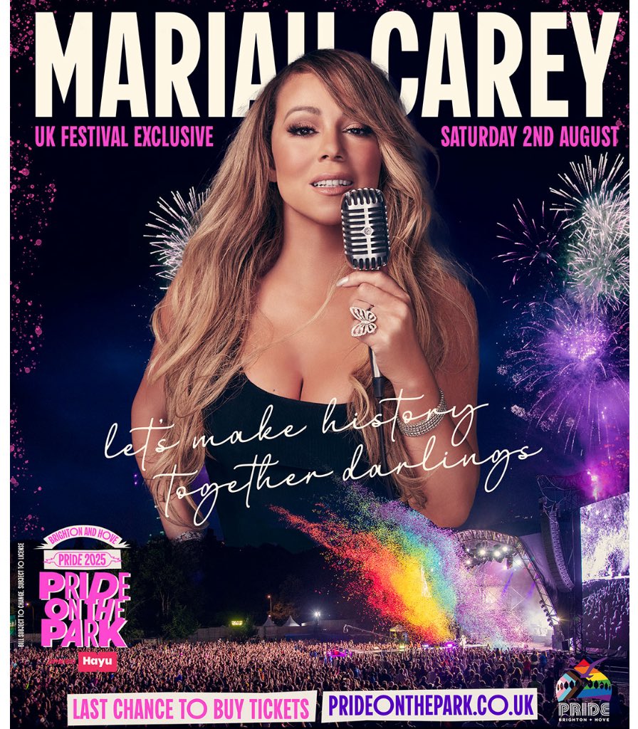 RyanSweeney2812's tweet image. Not long now!!!!!! @MariahCarey I will faint if you perform #TypeDangerous & new single #SugarSweet canβt wait to meet all the lambs and celebrate pride with the one and only gay icon Mariah fucking Carey #HereForItAll #BrightonPride #UKLambily