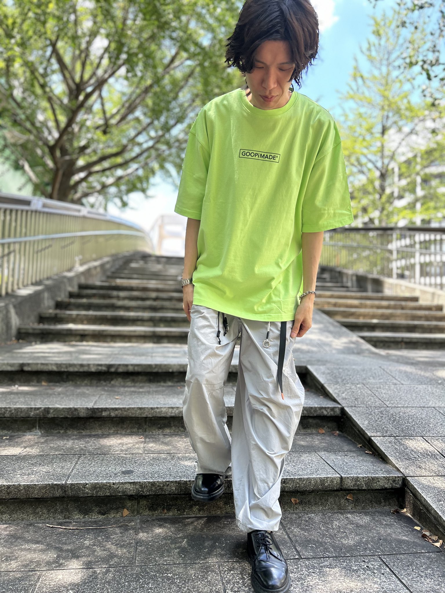 goopimade グーピーメイド GOOPiMADE - グーピーメイド - “TP-01“ WR NECKBAND SHIRT