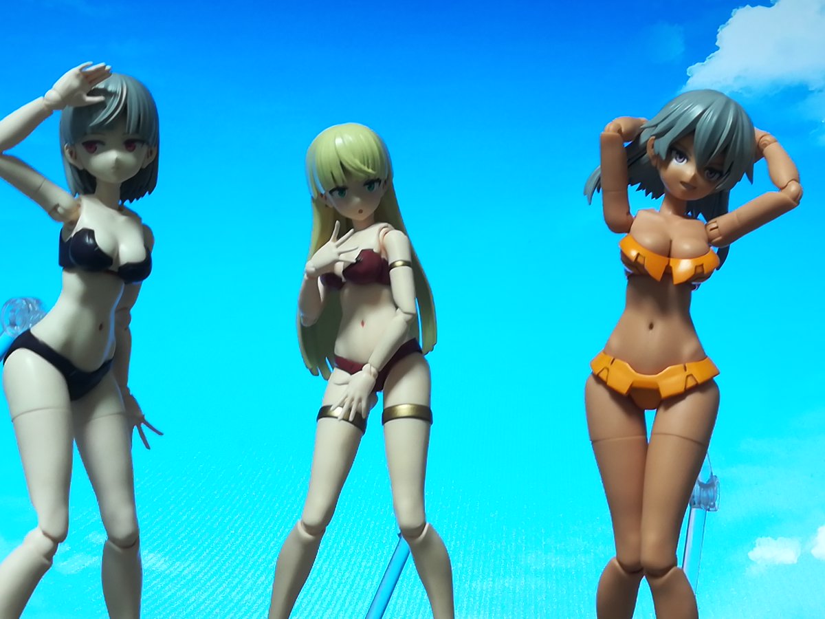 TERAsan25's tweet image. ぶっちゃけ、30MSは戦闘スーツとビキニ姿、それぞれ用意したくて……今回、カラーCのイルシャナを組んだ側面が強いのだ。
なにかカッコいい武装を与えられるだろうか?
#30MS