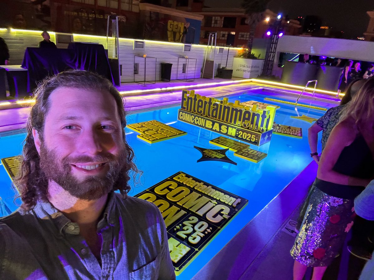 At the #ew party for #SDCC2025