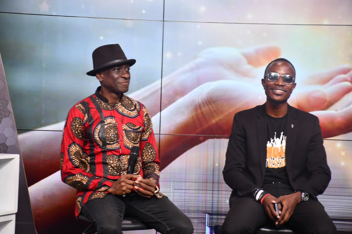 Dickens Ssali, spokesperson for the Federation of Gospel Artists in Uganda, and Prince Nick Nyombi, founder of the VIGA Awards, now join us on #NTVGXP to discuss how Christian artists can earn from their talents.