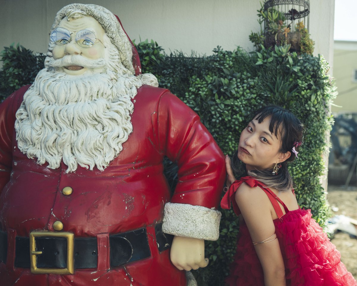 サンタさんとリンクコーデ