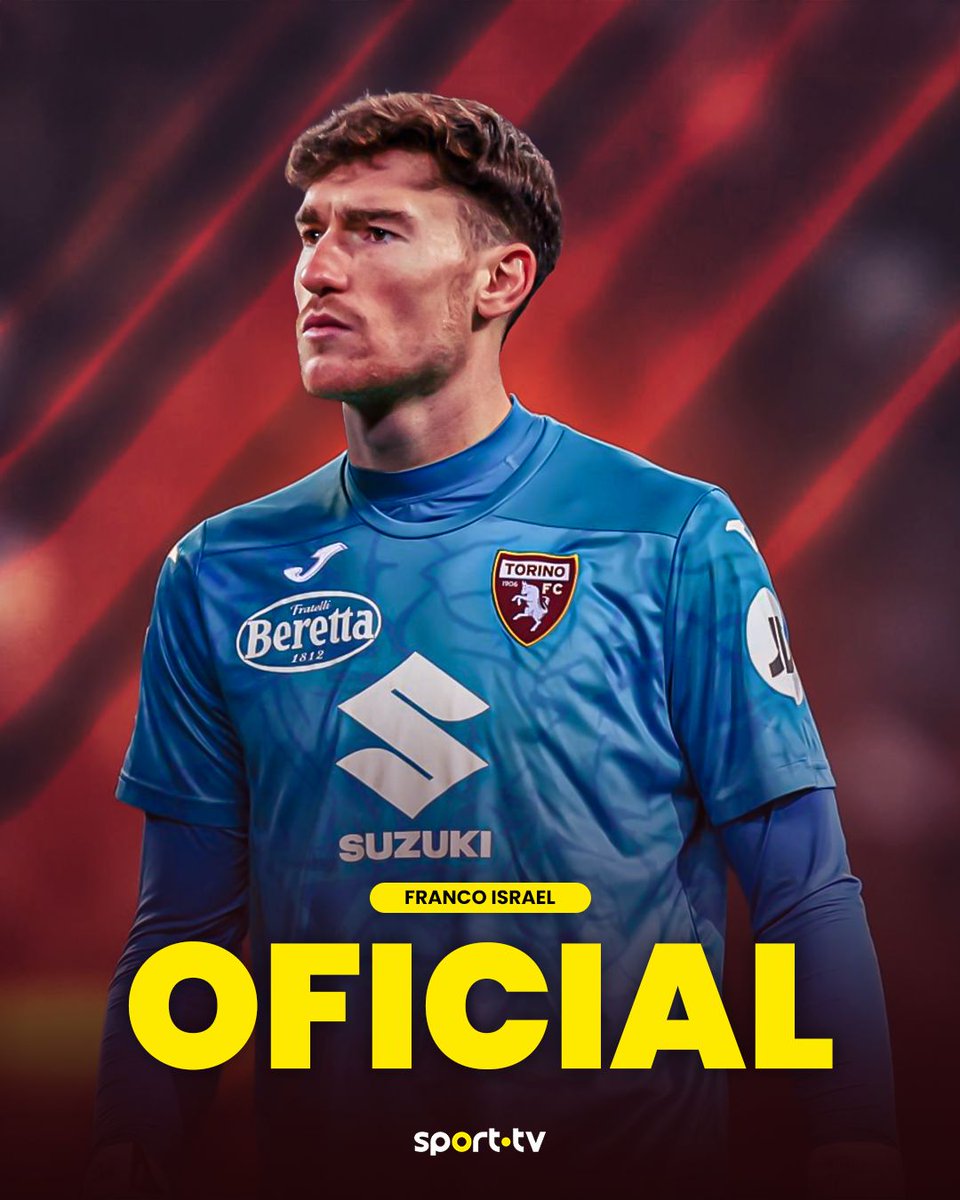 sporttvportugal's tweet image. 🚨 OFICIAL: Franco Israel é reforço do Torino ✍️

Boa venda do Sporting CP?

#sporttvportugal #FrancoIsrael #Torino
