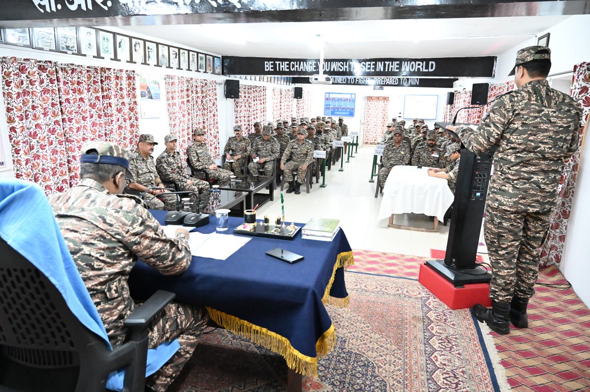 CO 43 Bn recalled the  history, role, bravery and sacrifices of CRPF since 1939. Expectations from the Nation and reiterated the need to strengthen its role as Lead Force in CI/CT ops.