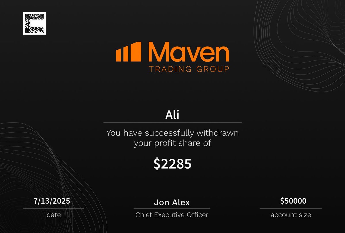 Maventrading's tweet image. Okay, its Monday. What is your plan to top Ali's $2285?馃敟
Drop your answer in the comments 馃憞