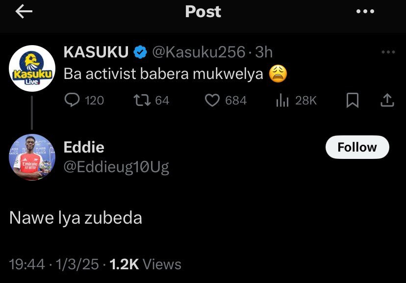 Have a nice Sunday, <a href="/Kasuku256/">KASUKU</a> ! 😂