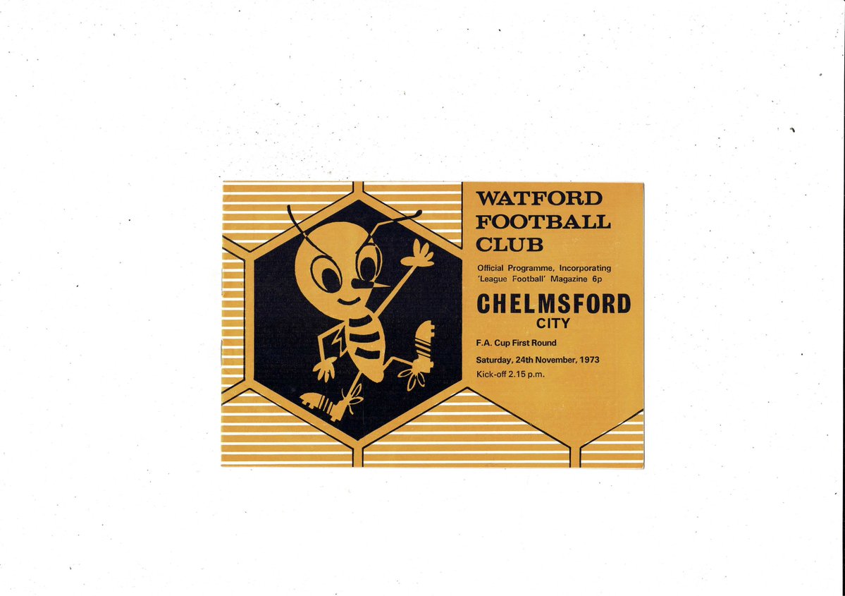 bobsprogrammes's tweet image. Watford v Chelmsford City FA Cup Football Programme 1973/74
£3 + Postage
Now available @ bobsprogs.com
@WatfordFC @watford @watfordfans
@WatfordFansPage @OfficialClarets @CHELMSFORDFANS @NonLeagueCrowd @nonleagueshow @NonLeagueBlogs @NonLeaguePaper