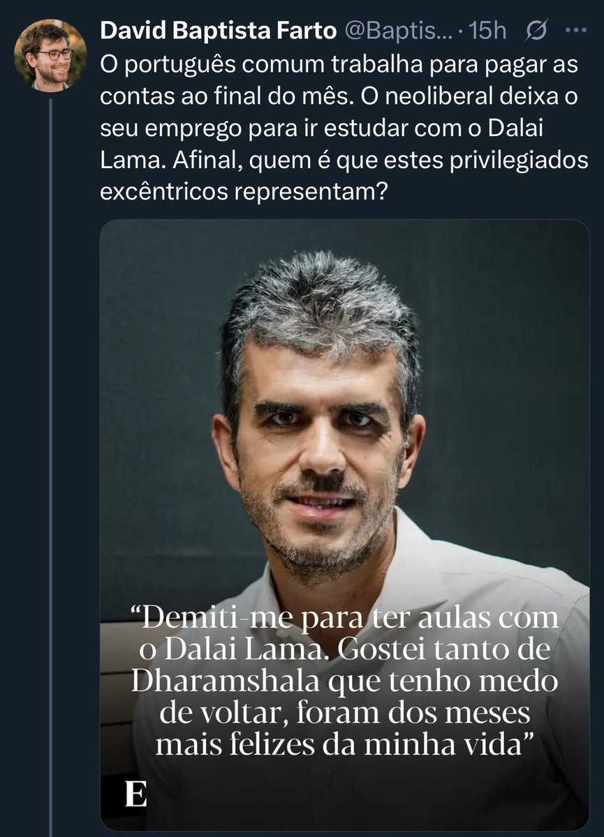 Tinha 21 anos. Fui para um estágio de 6 meses numa empresa indiana ganhar 350€/mês. Demiti-me ao fim de 4 meses e vivi os restantes 2 meses com 400€ que tinha poupado. Fiz voluntariado. Foram tempos felizes. Nunca deixará de me surpreender o ódio com a felicidade alheia.