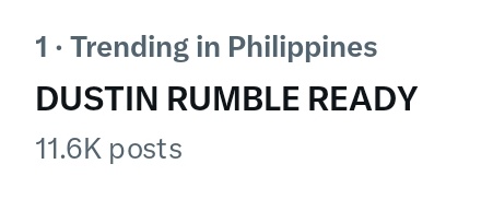 dustin_trends's tweet image. [𝗧𝗔𝗚𝗟𝗜𝗡𝗘 𝗨𝗣𝗗𝗔𝗧𝗘]

DUSlingss, we&apos;re now trending at first spot with over eleven thousand tweets!

Let&apos;s keep the momentum going by dropping more fresh tweets! Let&apos;s aim for a higher spot!

DUSTIN RUMBLE READY
DUSTIN RUMBLE READY

#DustinYu || @dustinyuu