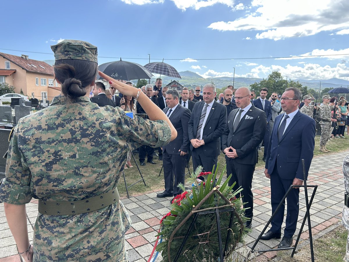 grlicradman's tweet image. As the envoy of Prime Minister @AndrejPlenkovic , I took part today in the commemoration of the 32nd anniversary of the suffering and persecution of Croats in the town of Bugojno. We must preserve the memory of these tragic events so that they are never repeated.

Croatia and…