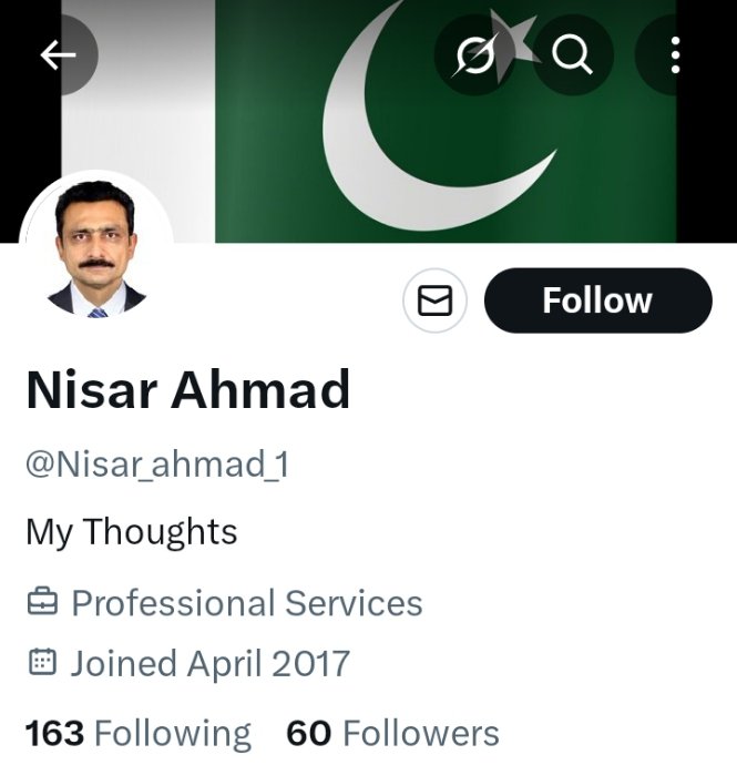 Irumchaudhary20's tweet image. یہ بھڑوا یوتھیا اپنی بہن بیٹیوں کی نائیٹ پروفیشنل سروسز مہیا کرتا ہے
@Nisar_ahmad_1