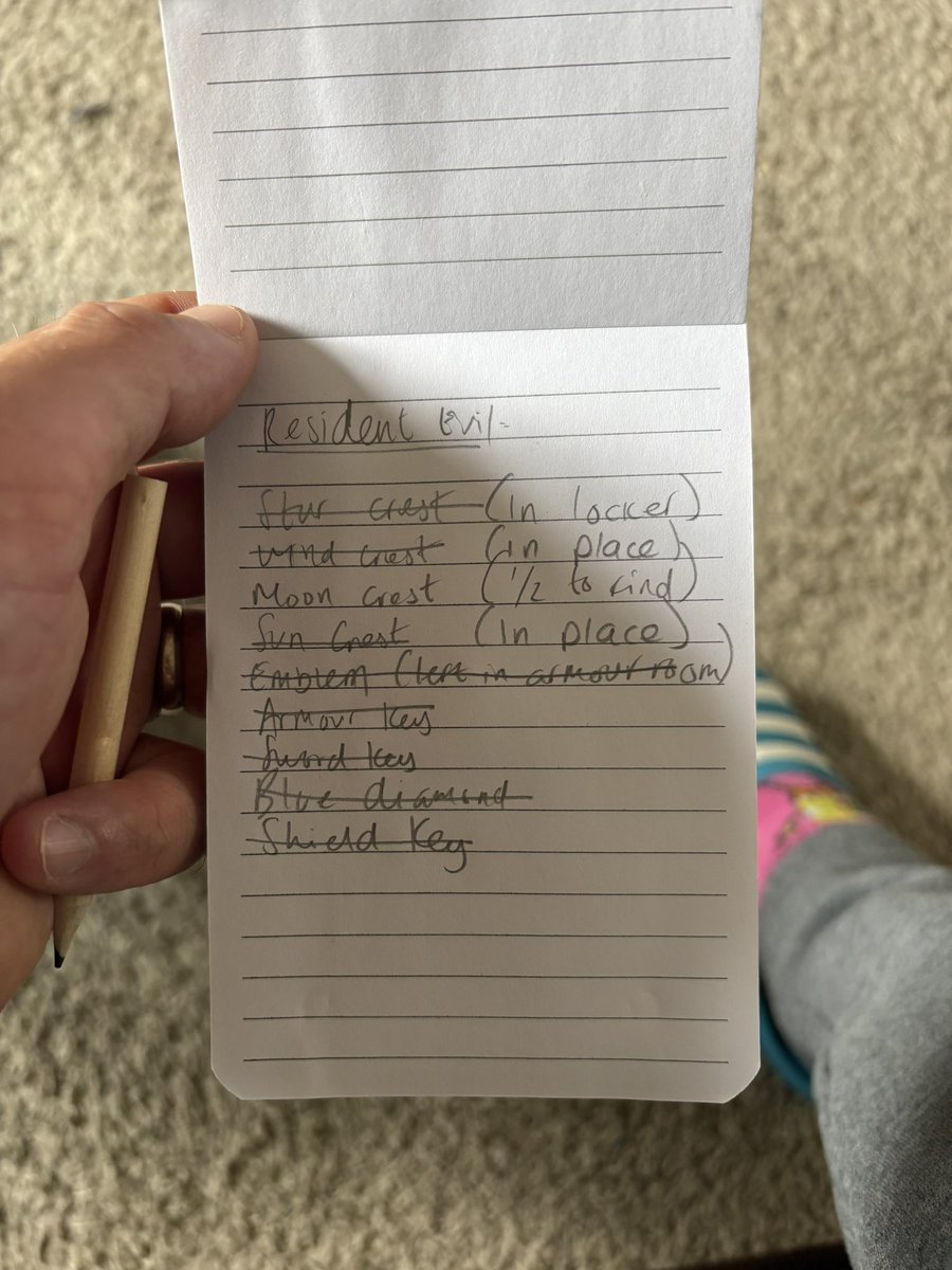 DrMemehattan's tweet image. Does anyone else take notes whilst playing video games or am I just sad af?