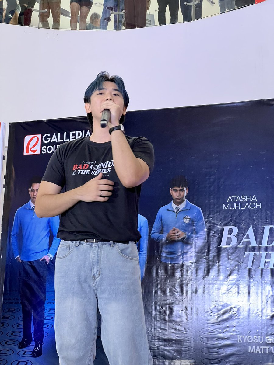 VivaOnePH's tweet image. He came. He sang. He conquered hearts 💘 Ang bangis mo, Kyosu Guinto!
Bad Genius: The Series episodes 1 & 2 now streaming only on #VivaOne! vivaone.page.link/BadGeniusTheSe…
Viva One, Bida Ka Dito!
#BadGeniusTheSeries #BadGeniusPh #BadGeniusatGalleriaSouth