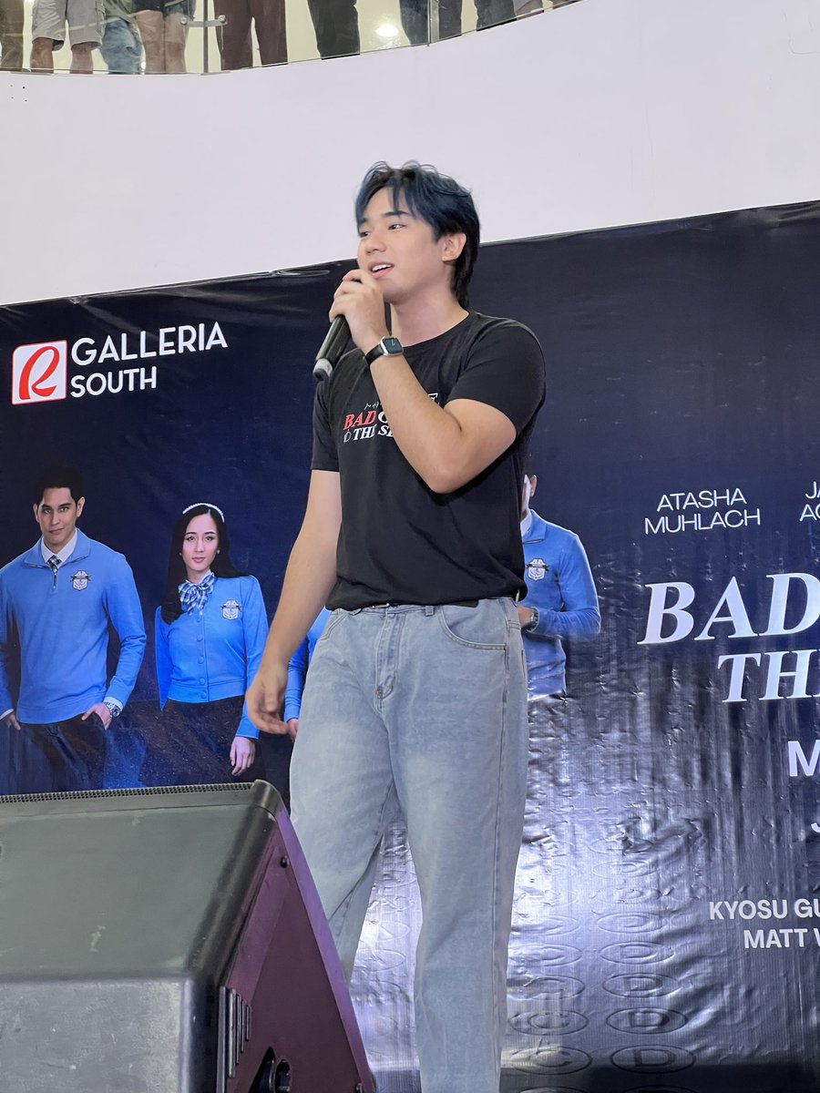 VivaOnePH's tweet image. He came. He sang. He conquered hearts 💘 Ang bangis mo, Kyosu Guinto!
Bad Genius: The Series episodes 1 & 2 now streaming only on #VivaOne! vivaone.page.link/BadGeniusTheSe…
Viva One, Bida Ka Dito!
#BadGeniusTheSeries #BadGeniusPh #BadGeniusatGalleriaSouth