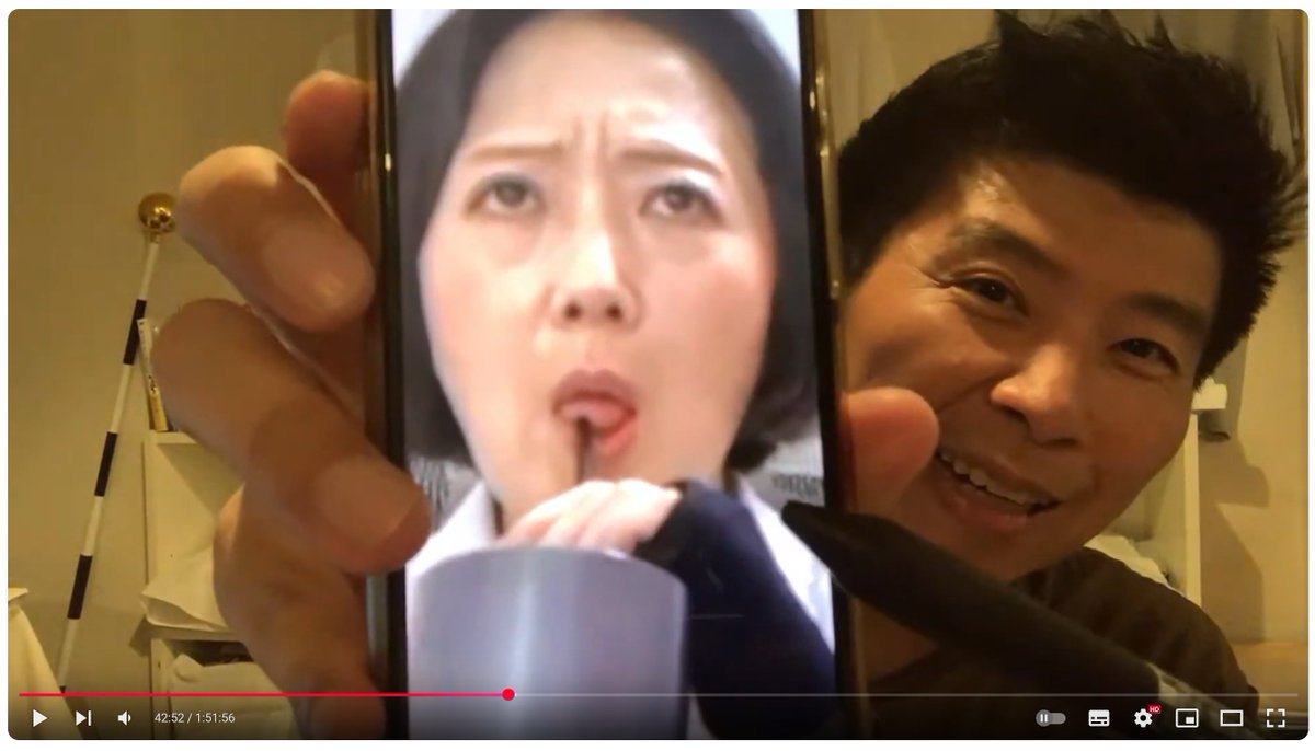 xanli49's tweet image. 【飯山さんの様子を捏造してまで叩くキクタケ進:通報呼びかけ㉕】
25日配信のキクタケ動画(youtu.be/JzpxmDlzvro)では、飯山さんが「戦争で11人が死亡したこと」をふざけて伝えたとの捏造が行われました。実際には真剣な表情で丁寧に説明しており、これは悪質な名誉毀損です。…