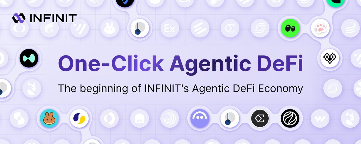 raxthealpha's tweet image. AI. Agent coordination. One click.
@Infinit_Labs is rewriting how DeFi flows work.
Real agents. Real execution.
Top 1000 yappers get a cut of $IN.
Don’t sleep on this.