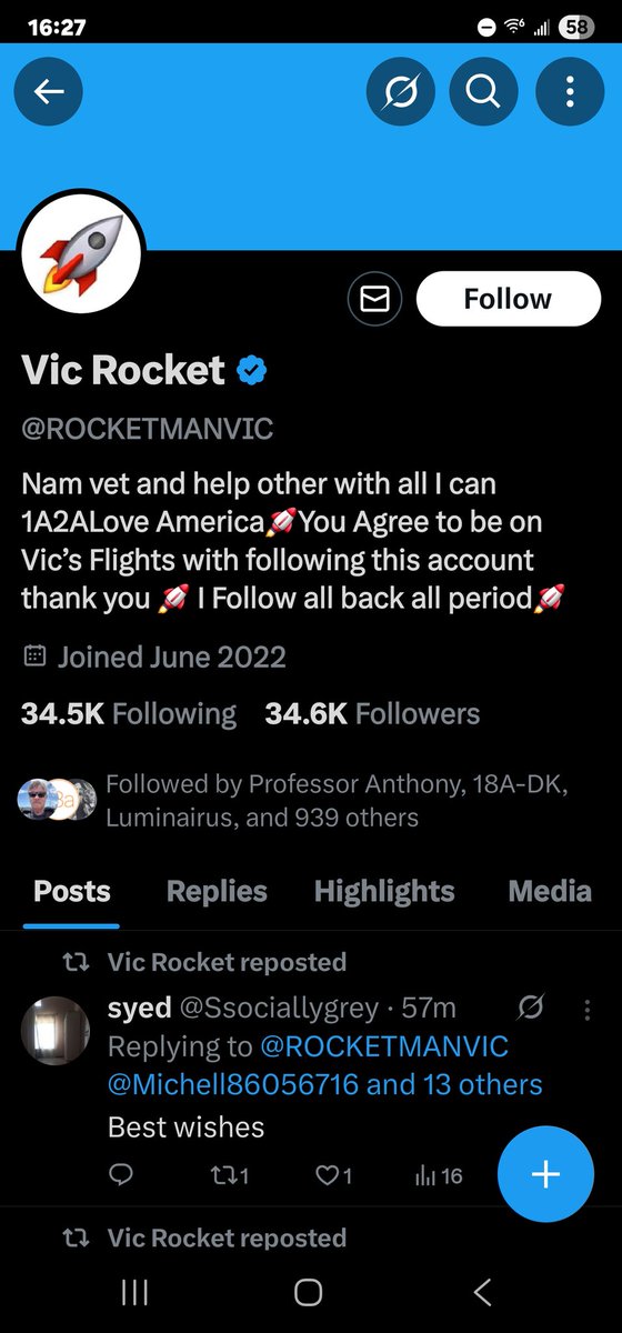 bigvalleyRob3's tweet image. 💥Update he just blocked me with no reply
This guy is a liar
Stolen Valor😡
Not a Vietnam Veteran🤥
The youngest Vietnam Veteran alive is 84 years old
You must be 85 to 90 years old?
How old are you Vic??
Take a selfie 🤔
You talk and text like you're 24
Prove me wrong
