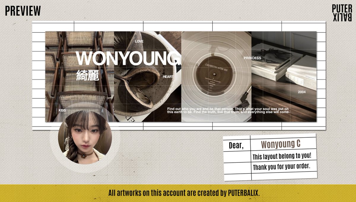 puterbalix's tweet image. Ready kak layout Wonyoung 6k/ea, Jiwoo & Rei 5k/ea aja #zonauang