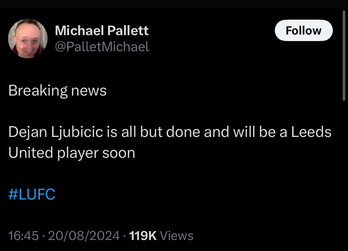 bclufc's tweet image. Paixao is off after Micheal Pallett says itโs all but doneโฆ #LUFC