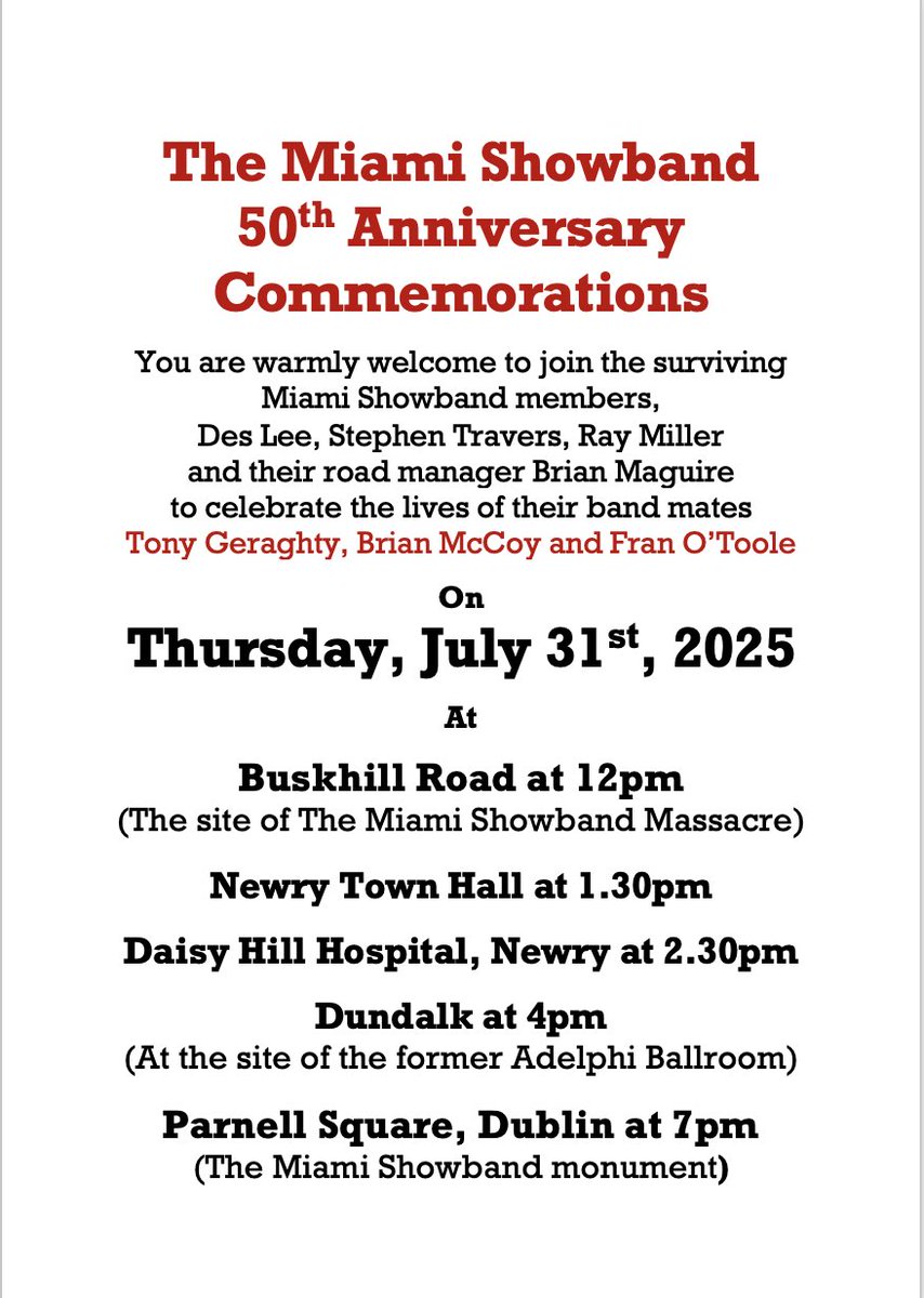 Stephen Travers (@miamishowband) on Twitter photo Everyone is welcome. Everyone is welcome.