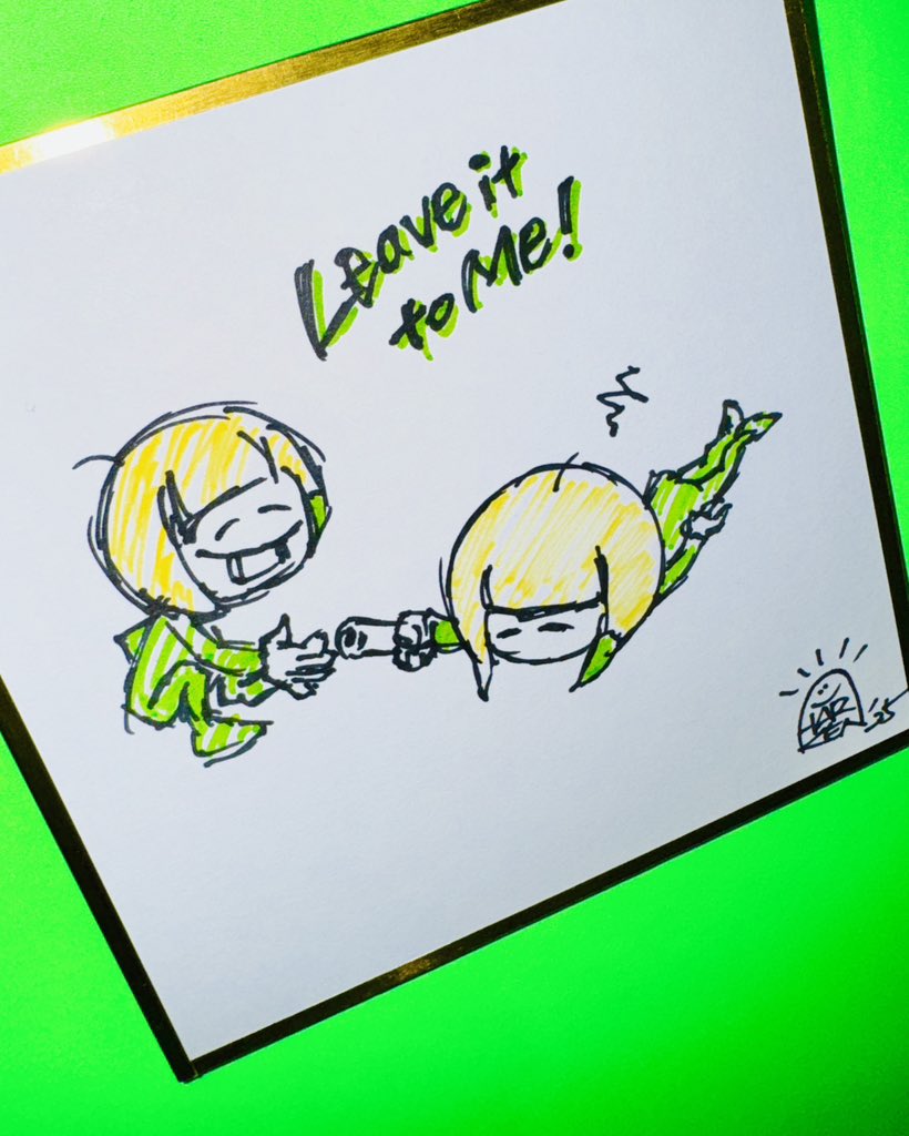 harikenjp's tweet photo. バトンタッチ♻️

あとは、よろしく🤝

Leave it to me.
へるぷみー、へるぷゆー。

—

#HARIKEN #Greenboy
#GRINTOYS #CharacterBrand 
#GREENBOYS #StayGreen #RookieSpirit 
#LeaveittoMe #任せなさい
#青二才の志 #玩具人生 https://t.co/a2Jj6LHLGy