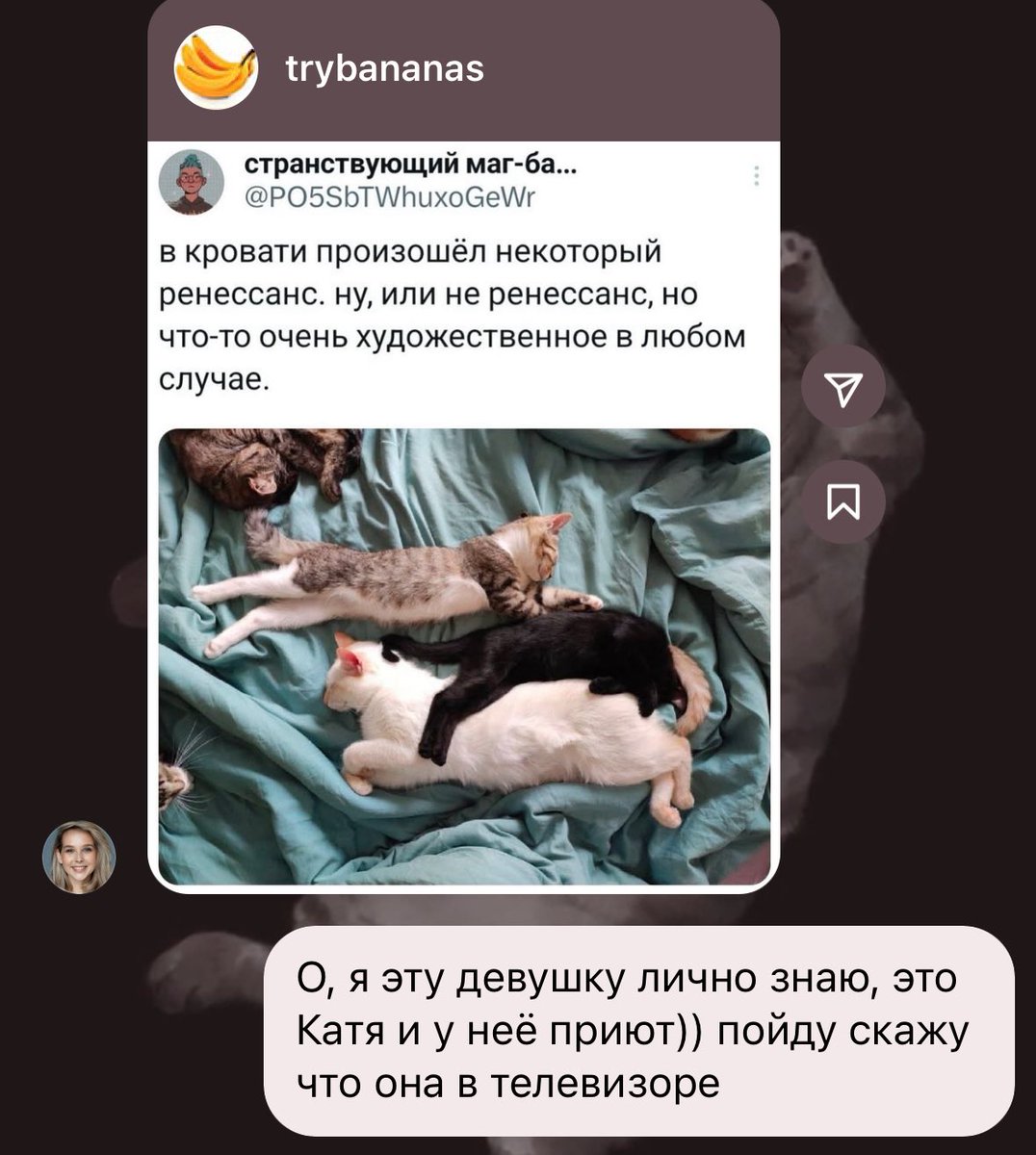 ponaehala's tweet image. Произошла странная ситуация и мой круг знакомств схлопнулся.
@PO5SbTWhuxoGeWr ты в телевизоре🤣