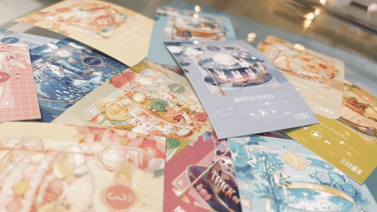 hareroom1's tweet image. 配布中のミニフォトカード、
音楽の再生画面風のデザインです
角を丸く切ってもかわいいです☕️🫖🤍