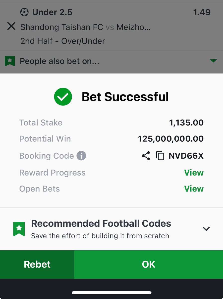 olu_wayemi's tweet image. Mega Odds on SportyBet ⚽️🔞
Call your Car Dealer 🔥
NVD66X
T3TREN
Under 2.5 Second Half ♻️♻️♻️