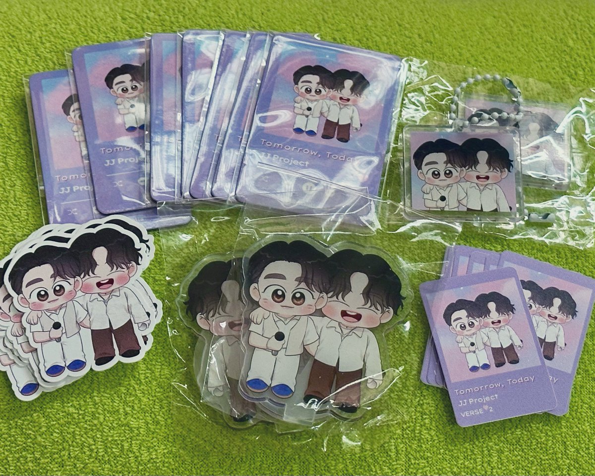 ของมาครบแล้ววว เร็วมาก ตอนแรกคิดว่าต้องรอของถึงเดือนหน้าซะอีก ประทับใจทุกร้านเลย 😍

สตด+พกจ : #อย่าหยุดติ่ง_รีวิว

แม็กเน็ต : <a href="/bojomagnet1/">bojomagnet</a> 

สตก : #StickOnMeShop