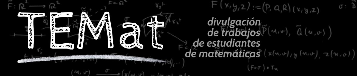JMSepulcre's tweet photo. Os paso enlace a la revista de divulgación TEMat (por y para alumnos de #matemáticas), con trabajos que tratan algunos temas ya conocidos pero que quedan fuera del alcance de los estudios de #grado: https://t.co/jaEh0Kz2Hm  Cuenta con el apoyo de
@ANEM_mat y @RealSocMatEsp
#TFG https://t.co/ocdVQ4wafv