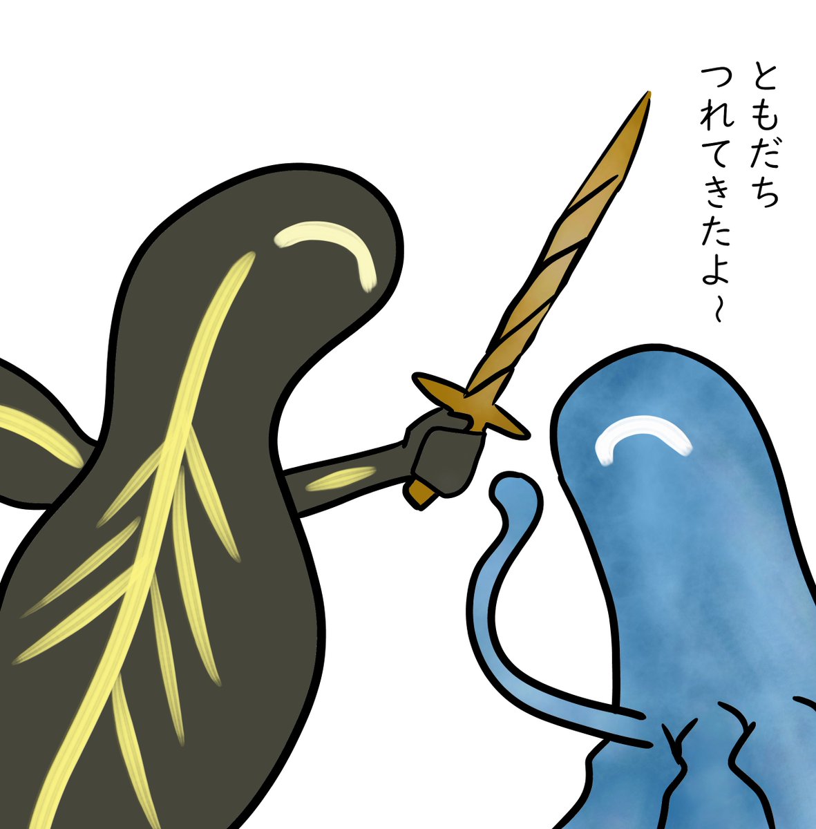 _YHARNAMITE_'s tweet image. #今月描いたイラストを晒そう 
#ナイトレイン
実はマリス君とは2、３回くらいしか戦ったことない
