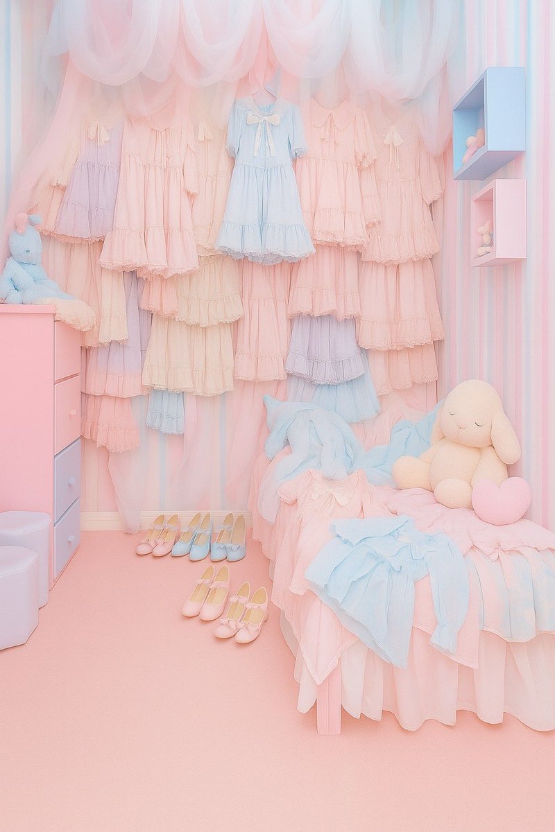 freshstudio__'s tweet image. 📣【撮影会モデルさまへ🎀衣装募集のお知らせ】
パステルスタジオのリニューアルに伴い、要らなくなった可愛い系私服を募集します💐
いただいた衣装は、添付のような“ふわふわ・ゆめかわ系”ブースにて活用させていただきます🫧✨
🎀 募集内容
ガーリー・ロリータ系などのふわふわ系私服
👗 買取価格…