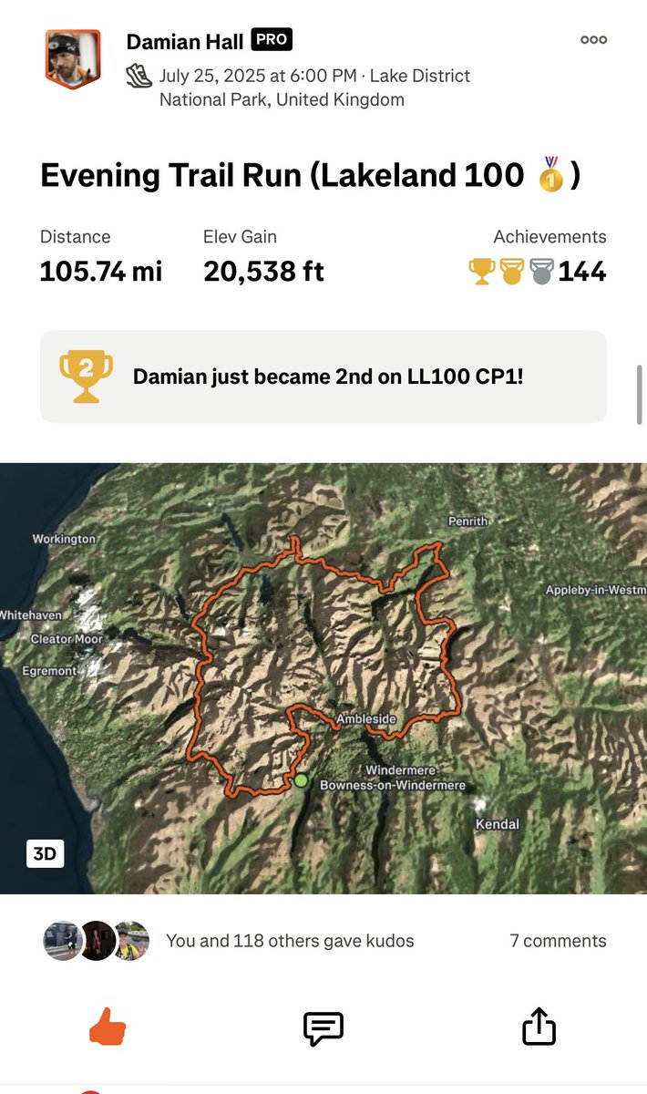 shiv_smith's tweet image. Massive congrats on #LD100 @Ultra_Damo Catching up on @Strava Crushing it as ever πͺπͺπͺπͺπͺππππππππ #NHS1000Miles friends if you havenβt seen this check the elevation on the screenshot Iβve taken from Damoβs account πͺπͺπͺπͺπͺπͺπͺππππππ