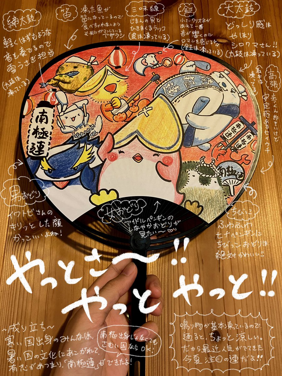 yukimiyuki_wave's tweet image. 新村則人さん
@NoritoShinmura
講演会&
ワークショップ
tobutori.work/event2025/
に参加しました〜
めっちゃよかった!!😆✨
「動物キャラクターを
作ってみよう」
という課題で
手書きキャラが
団扇になりました☀️
やっぱ
阿波おどり
愛してるわ〜
大変刺激的で
楽しいお時間に
感謝です!🙇♀️