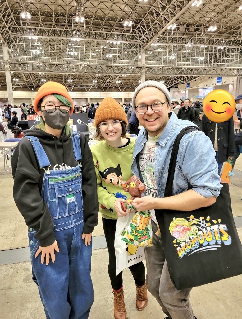 mogworks_'s tweet image. 2024年の2月に初めて会って、
今日やっと一緒に出展出来ました💮
大好きな2人٩( ᐛ )( ᐖ )۶
NickとJazzありがとう〜😍😍