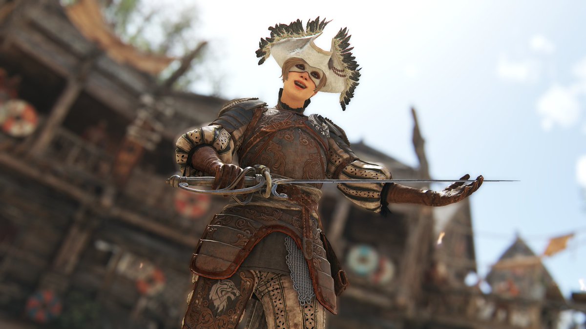 Archivist_Eris's tweet image. For now I go with this fashion. I want to get the visor helmet but I love this outfit a lot still!
#ForHonor